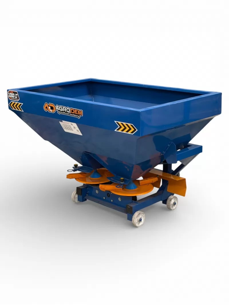 1000 Litre Çift Disk Gübre Serpme Makinesi
