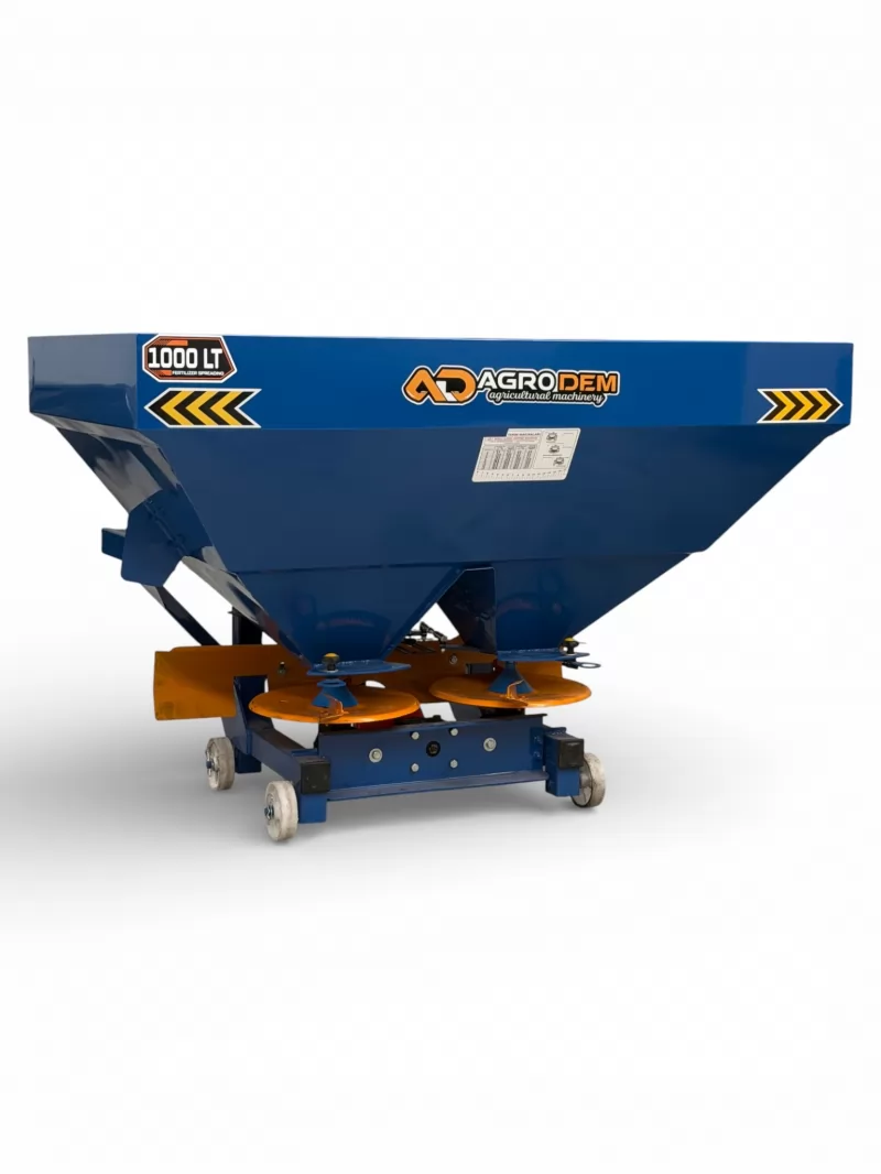 1000 Litre Çift Disk Gübre Serpme Makinesi