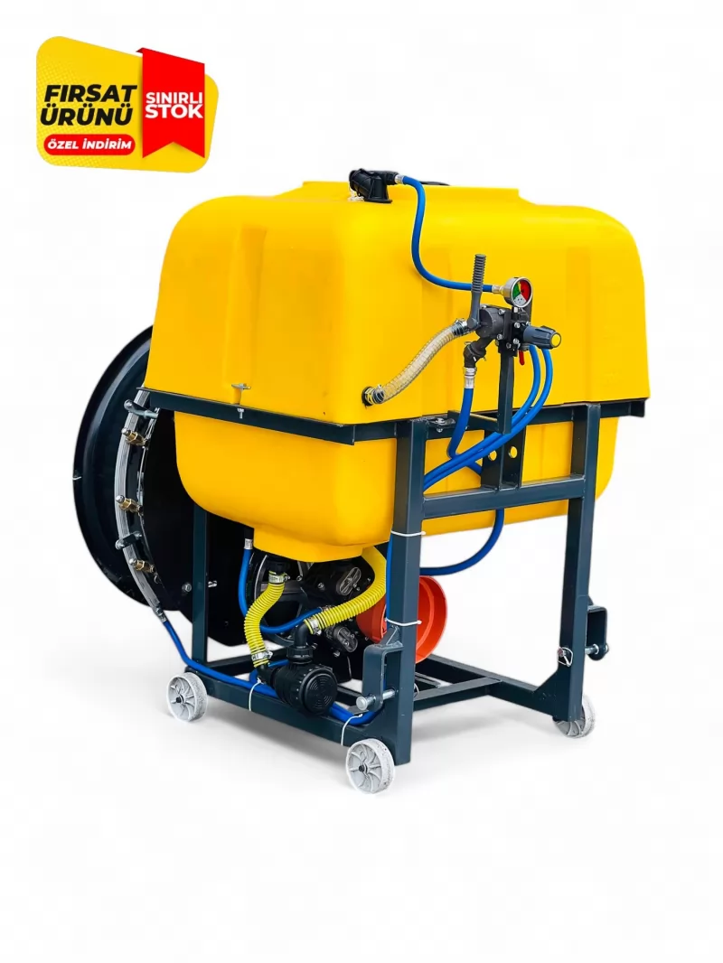600 Litre Fanlı Kasnaklı İlaçlama Makinesi