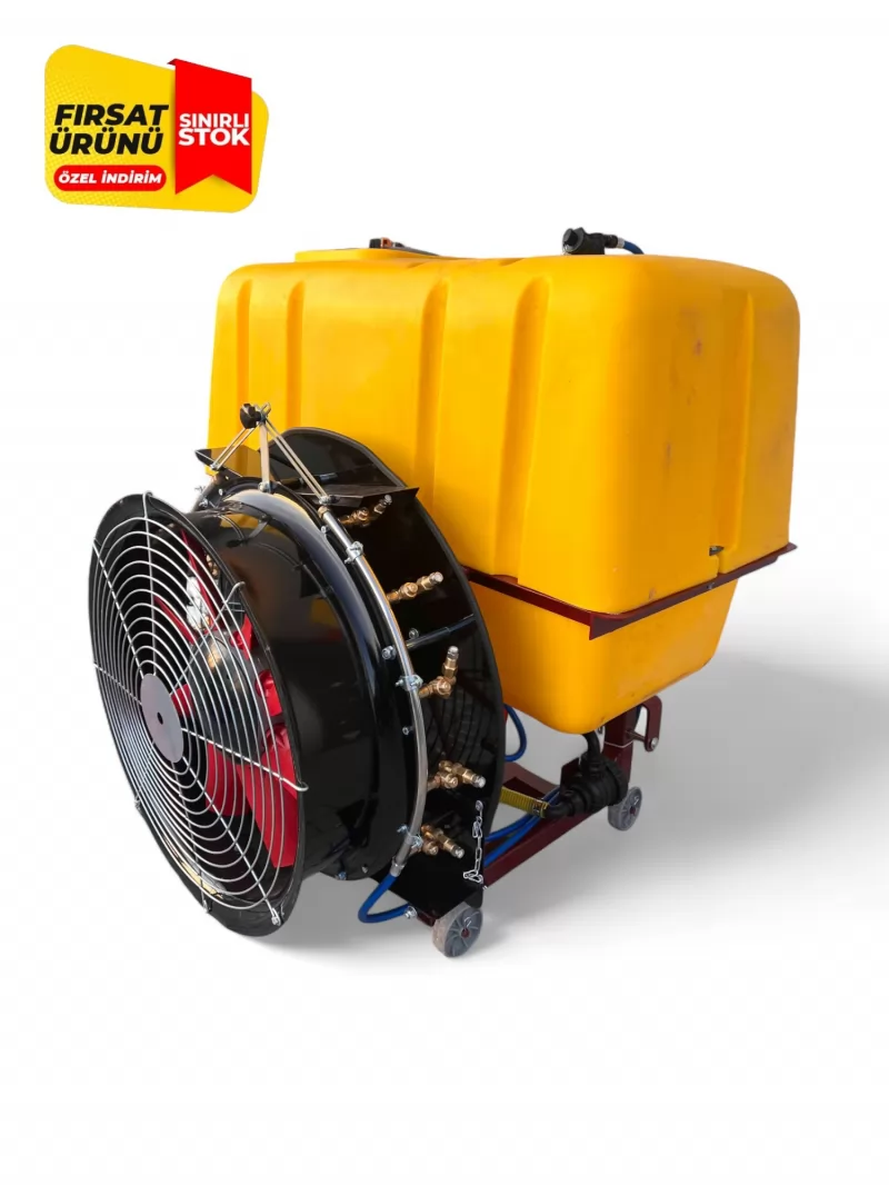 600 Litre Fanlı Kasnaklı İlaçlama Makinesi