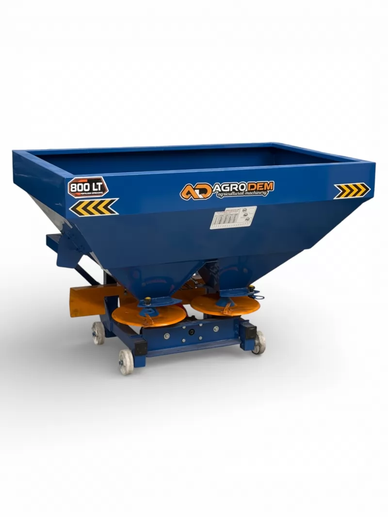 800 Litre Çift Disk Gübre Serpme Makinesi
