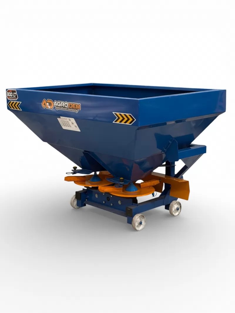 800 Litre Çift Disk Gübre Serpme Makinesi
