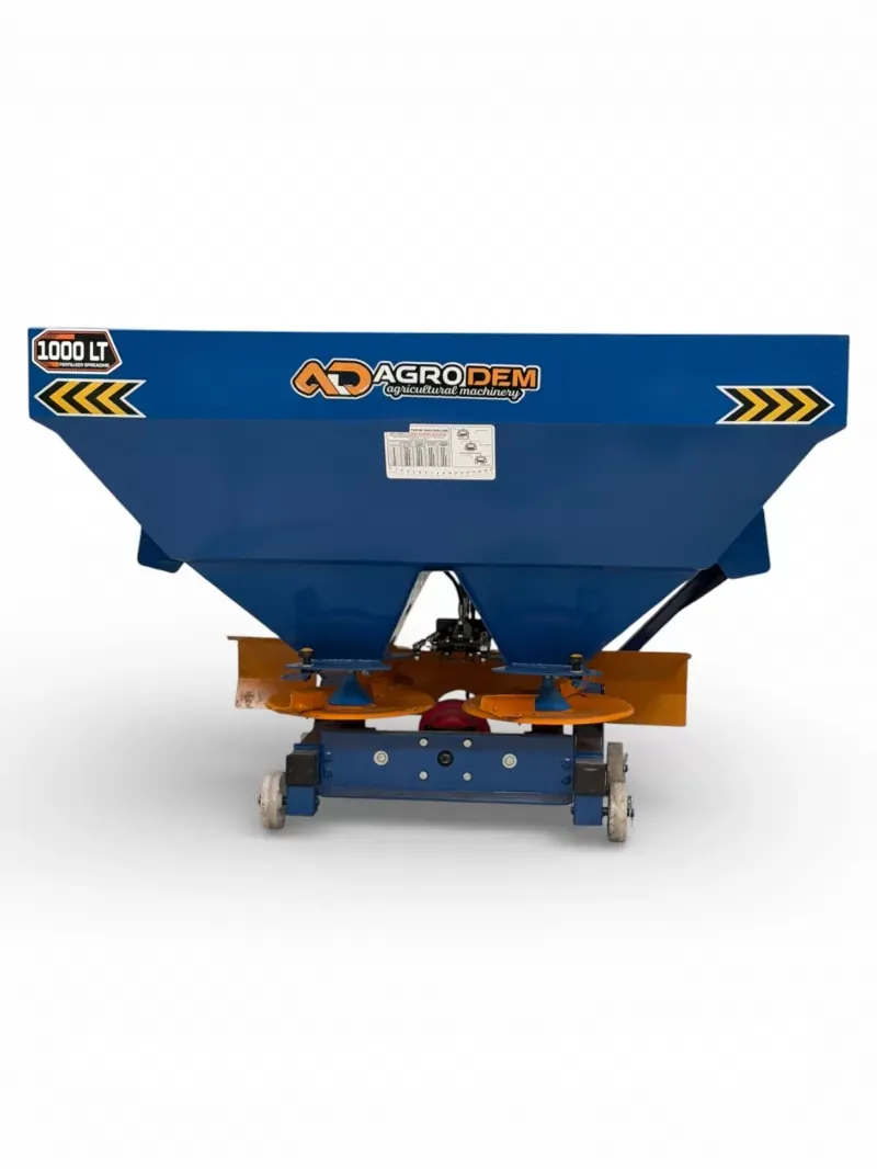 1000 Litre Çift Disk Gübre Serpme Makinesi