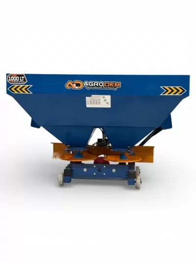 1000 Litre Çift Disk Gübre Serpme Makinesi